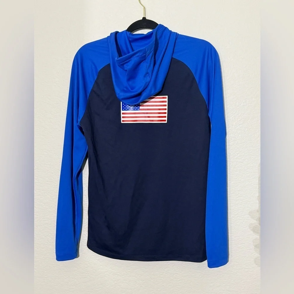 NEW Nike UNITED STATES SOCCER Pullover Hoodie Navy and Black, size Small